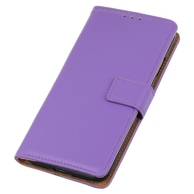 iPhone 14 Pro Max Handy Hülle - Classic II Leder Bookcover Series - purpur