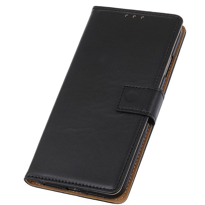 iPhone 14 Plus Handy Hülle - Classic II Leder Bookcover Series - schwarz