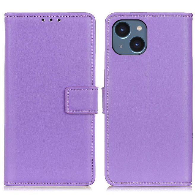 Étui pour iPhone 14 Plus - Collection Classic II en cuir - Violet