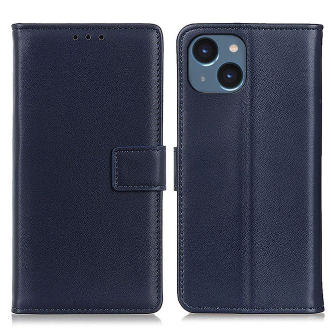 Étui pour iPhone 14 Plus - Collection Classic II en cuir - Bleu
