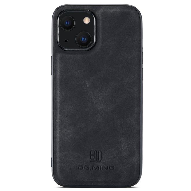 DG Ming - iPhone 14 Plus Hülle - Hardcase mit abnehmbarem Portemonnaie - M1 Series - schwarz