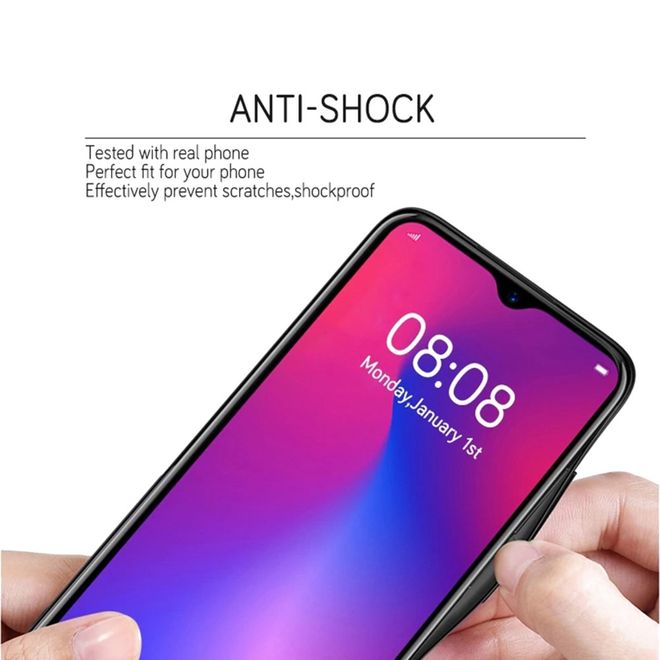 iPhone 14 Pro Max Hülle - Gehärtetes Glas Hardcase mit Soft TPU Ränder - Löwe