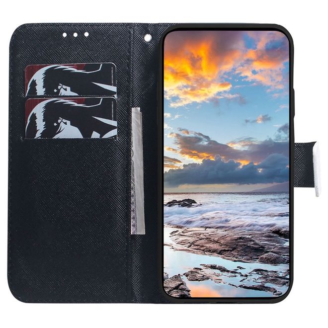 iPhone 14 Phone Case - Leather Book Cover Image Series - Angry Smiley