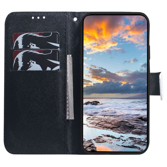 Étui pour iPhone 14 Plus - Collection Couverture Livre en Cuir - Panda