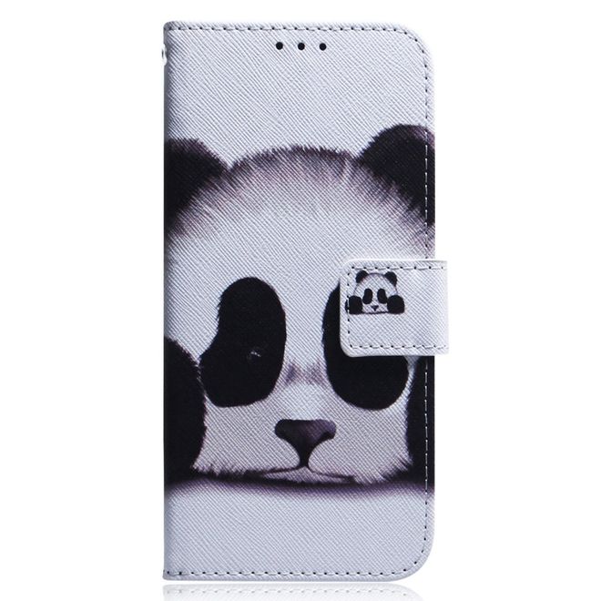 Étui pour iPhone 14 Plus - Collection Couverture Livre en Cuir - Panda