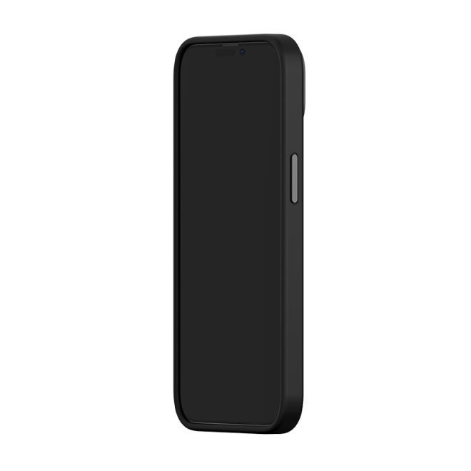 Baseus - iPhone 14 Pro Max Hülle inkl. Schutzglas - Silikon Case + Displayschutz - Liquid Silica Gel - schwarz