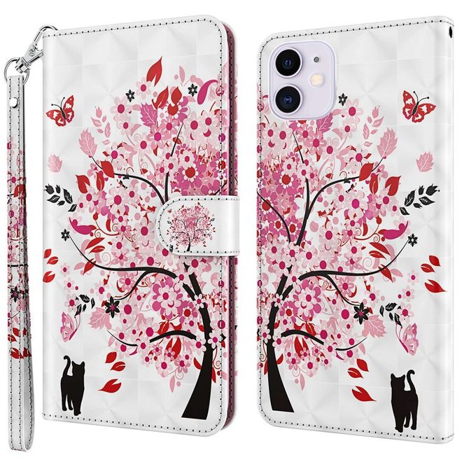 Étui pour iPhone 14 - Collection Couverture Livre en Cuir - Arbre à Vœux