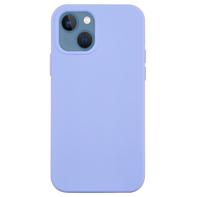 Coque pour iPhone 14 Plus - Souple - Silicone liquide - Violet