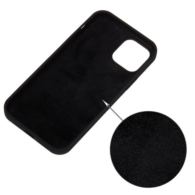iPhone 14 Plus Phone Case - Softcase - Liquid Silicone Series - Black