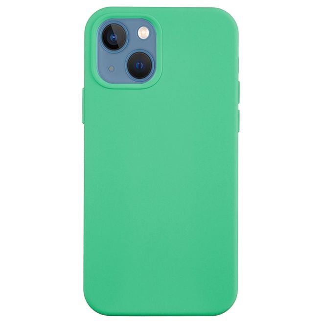 iPhone 14 Plus Phone Case - Softcase - Liquid Silicone Series - Green