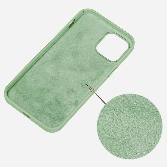 iPhone 14 Pro Max Handy Hülle - Softcase - Liquid Silicone Series - mint