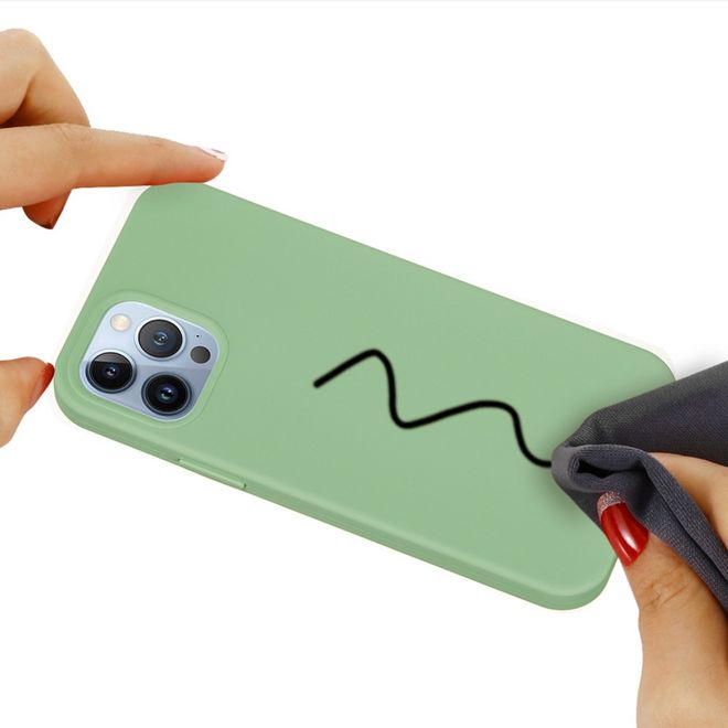 iPhone 14 Pro Max Handy Hülle - Softcase - Liquid Silicone Series - mint