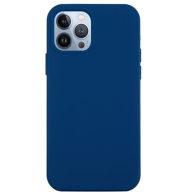 iPhone 14 Pro Max Handy Hülle - Softcase - Liquid Silicone Series - dunkelblau