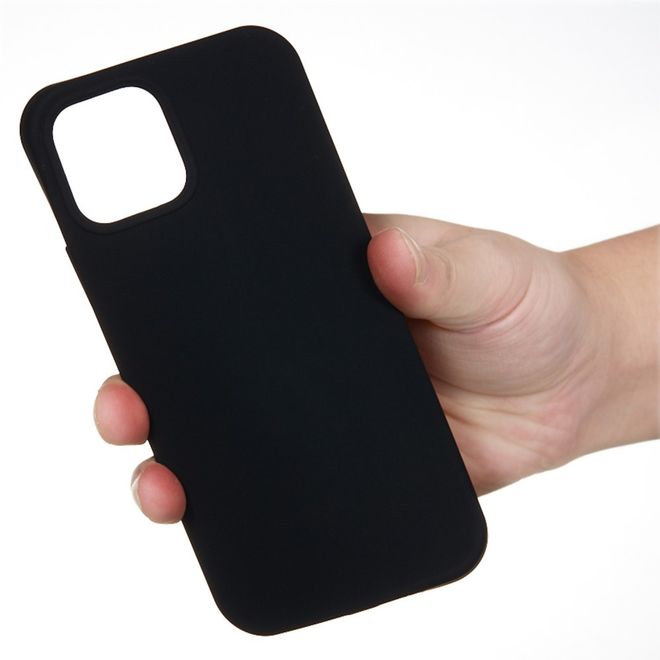 iPhone 14 Pro Handy Hülle - Softcase - Liquid Silicone Series - schwarz