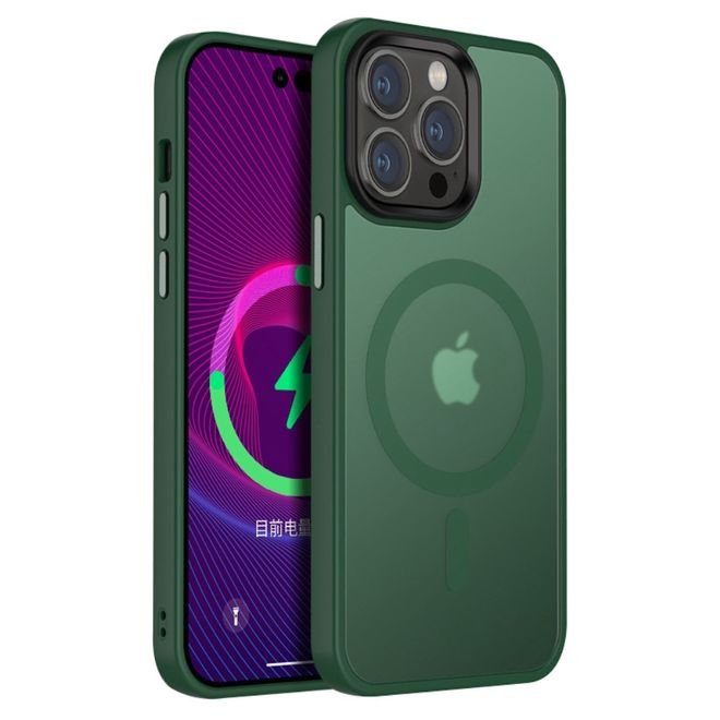 iPhone 14 Pro Max MagSafe Hülle - MagSafe Anti-drop TPU Series - grün