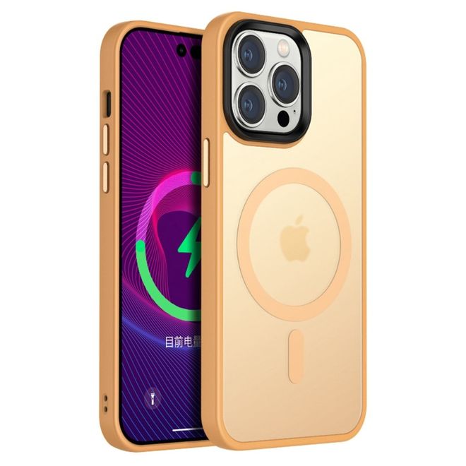 iPhone 14 MagSafe Case - MagSafe Anti-drop TPU Series - orange