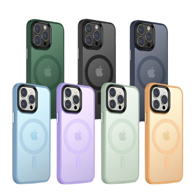 iPhone 14 MagSafe Case - MagSafe Anti-drop TPU Series - orange