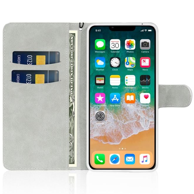 Étui pour iPhone 14 - Couverture en cuir pailleté - Collection Bling en cuir PU - Or