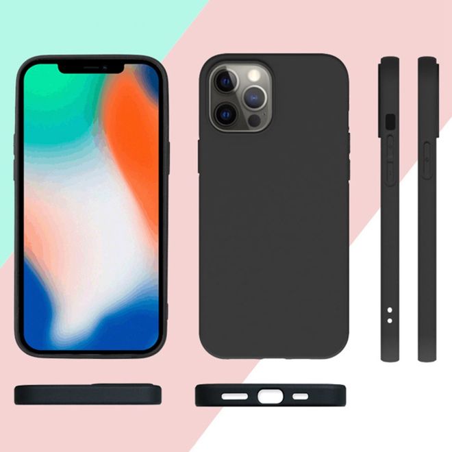 iPhone 14 Plus Handy Hülle - Softcase - Soft TPU Black Series - schwarz