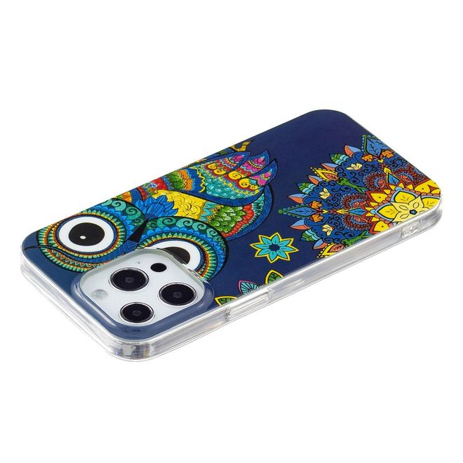 Coque pour iPhone 14 Pro Max - Coque lumineuse - Série Image Plastic - Hibou