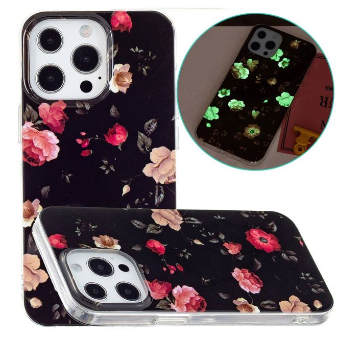 Coque pour iPhone 14 Pro Max - Coque lumineuse - Série Image Plastic - Roses