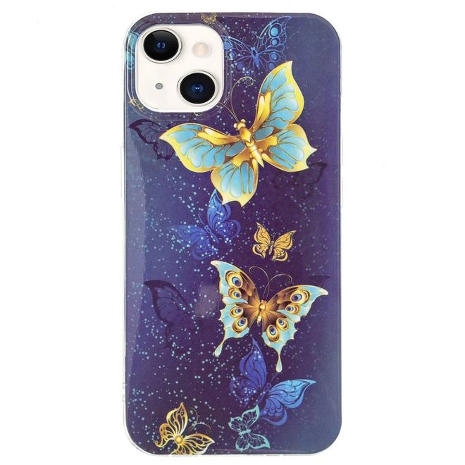 Coque pour iPhone 14 - Coque lumineuse - Série Image Plastic - Papillons