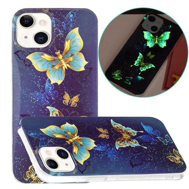 Coque pour iPhone 14 - Coque lumineuse - Série Image Plastic - Papillons