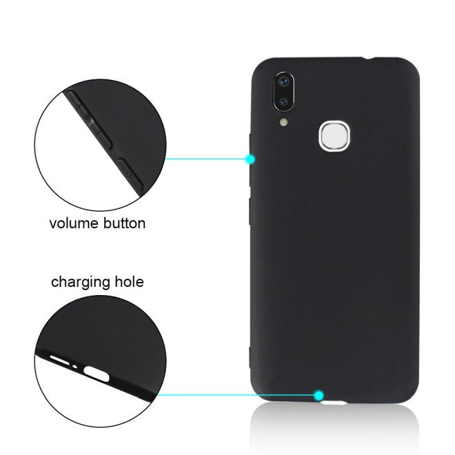 Vivo X21 Schutzhülle - Gummihülle - Softcase TPU -  schwarz