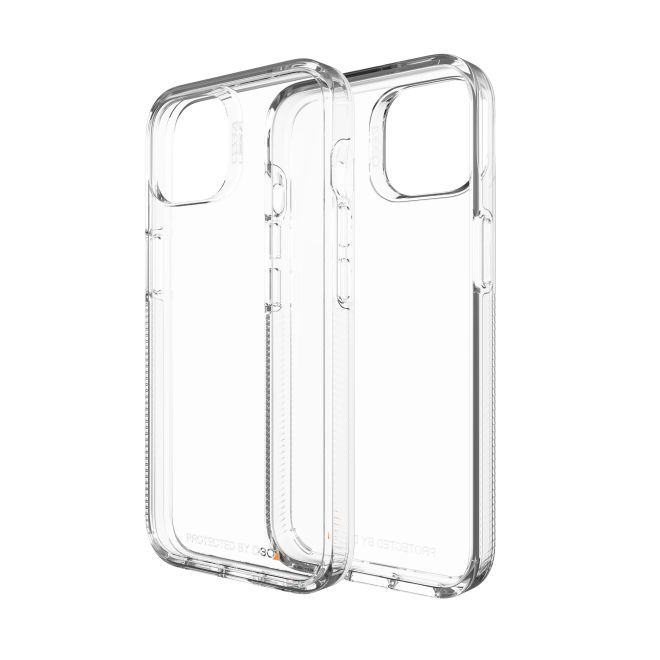 Gear4 - iPhone 14 Hülle - Backcover - Aufprallschutz bis 4m - Crystal Palace - transparent