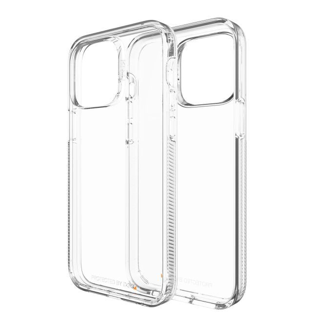 Gear4 - iPhone 14 Pro Max Hülle - Backcover - Aufprallschutz bis 4m - Crystal Palace - transparent