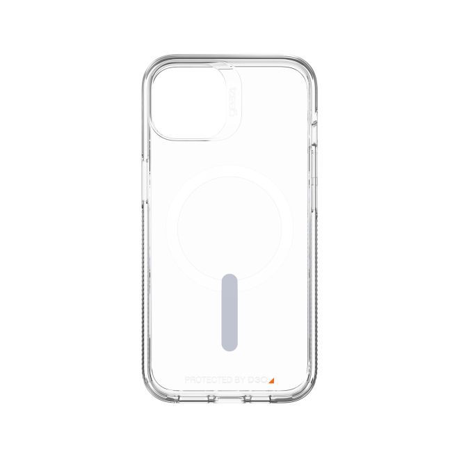 Gear4 - iPhone 14 Hülle - Backcover - Aufprallschutz bis 4m - Crystal Palace Snap MagSafe Series - transparent