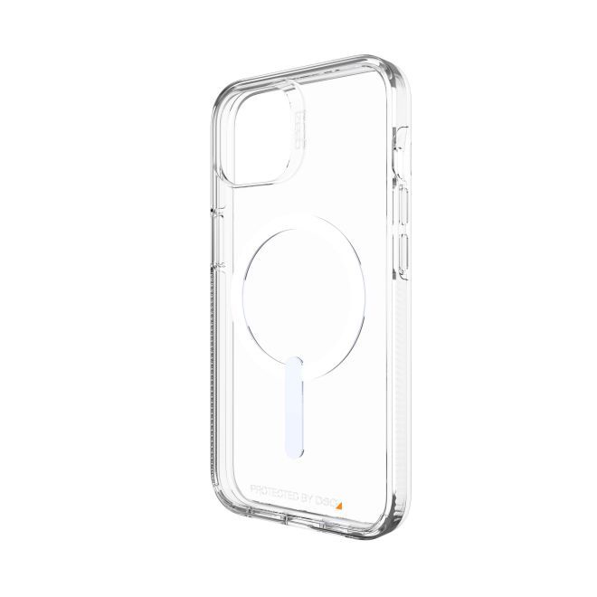 Gear4 - iPhone 14 Hülle - Backcover - Aufprallschutz bis 4m - Crystal Palace Snap MagSafe Series - transparent