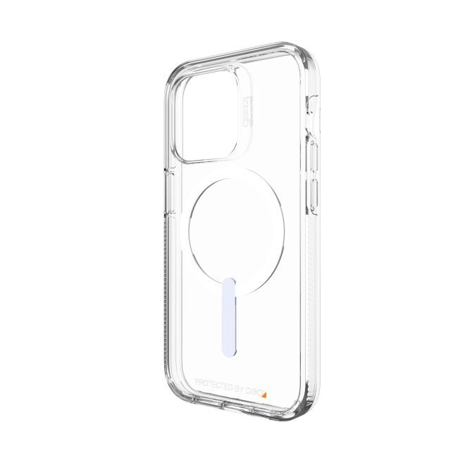Gear4 - iPhone 14 Pro Hülle - Backcover - Aufprallschutz bis 4m - Crystal Palace Snap MagSafe Series - transparent