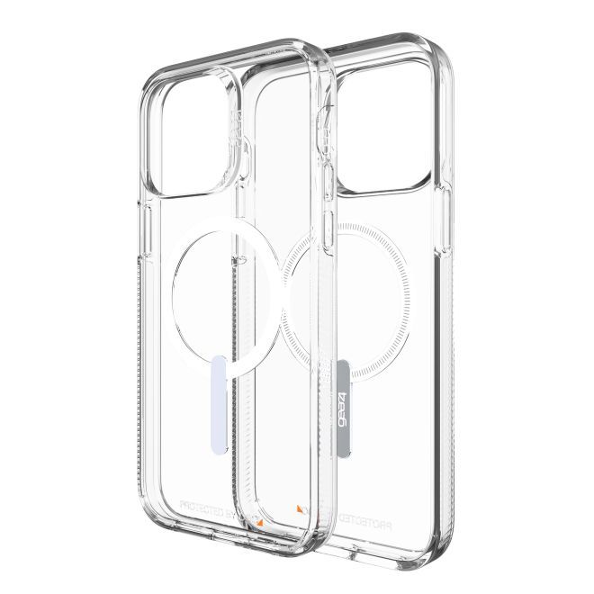 Gear4 - iPhone 14 Pro Max Hülle - Backcover - Aufprallschutz bis 4m - Crystal Palace Snap MagSafe Series - transparent