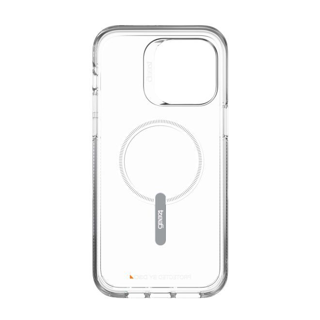 Gear4 - iPhone 14 Pro Max Hülle - Backcover - Aufprallschutz bis 4m - Crystal Palace Snap MagSafe Series - transparent