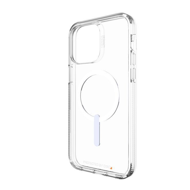 Gear4 - iPhone 14 Pro Max Hülle - Backcover - Aufprallschutz bis 4m - Crystal Palace Snap MagSafe Series - transparent