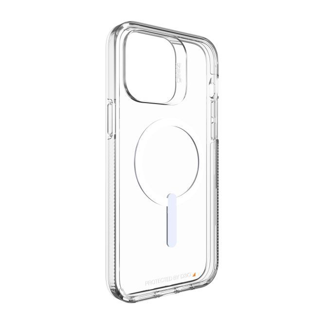 Gear4 - iPhone 14 Pro Max Hülle - Backcover - Aufprallschutz bis 4m - Crystal Palace Snap MagSafe Series - transparent
