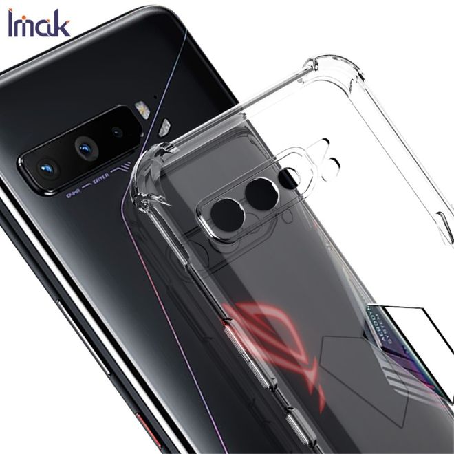 Imak - Asus ROG Phone 5 Hülle - Robustes Softcase aus TPU - inkl. Schutzfolie - transparent