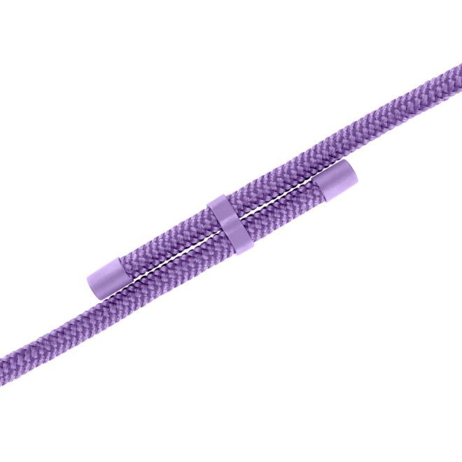 Just Elegance - Étui collier pour iPhone 14 Plus - Chaîne de téléphone détachable et PopSockets - Lavande