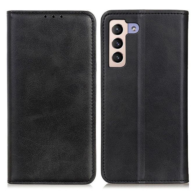 Samsung Galaxy S23+ Handy Hülle - Classic V Leder Bookcover Series - schwarz
