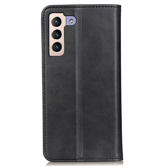 Samsung Galaxy S23+ Handy Hülle - Classic V Leder Bookcover Series - schwarz