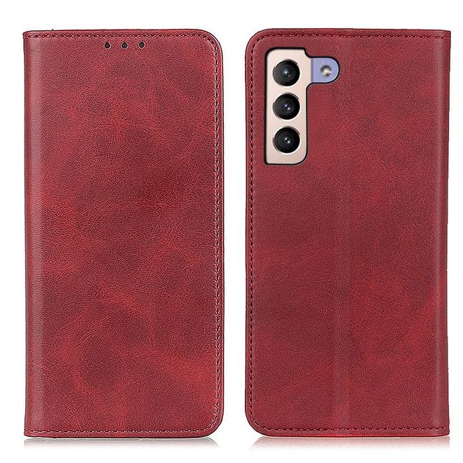Samsung Galaxy S23+ Handy Hülle - Classic V Leder Bookcover Series - rot