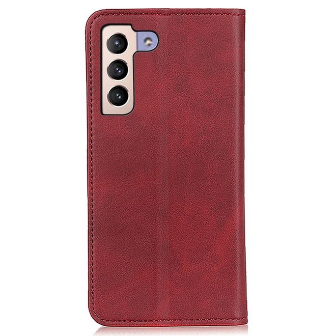 Samsung Galaxy S23+ Handy Hülle - Classic V Leder Bookcover Series - rot