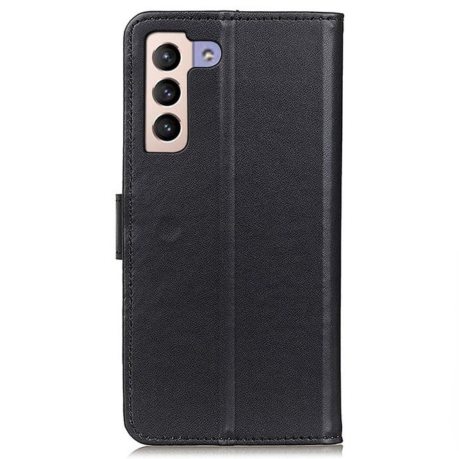 Samsung Galaxy S23+ Handy Hülle - Classic II Leder Bookcover Series - schwarz