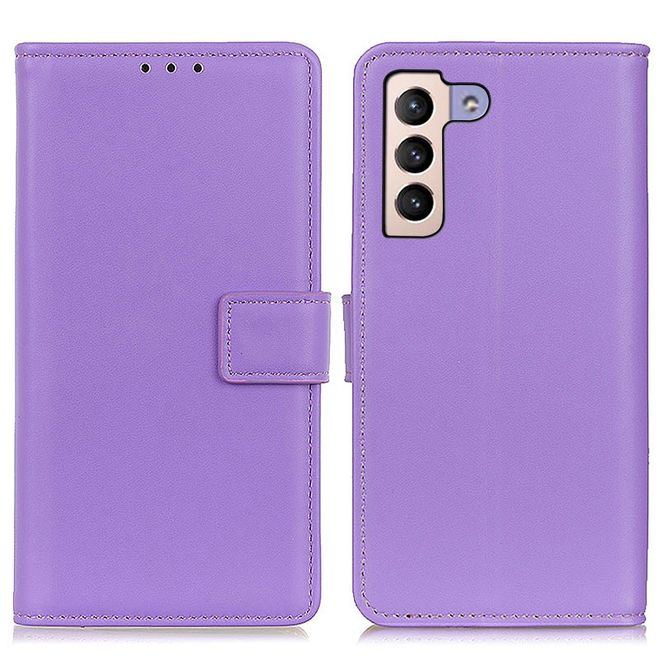 Samsung Galaxy S23+ Handy Hülle - Classic II Leder Bookcover Series - purpur