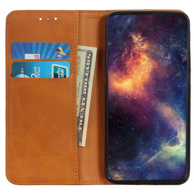 Samsung Galaxy S23 Handy Hülle - Classic V Leder Bookcover Series - braun