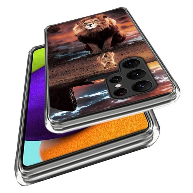 Samsung Galaxy S23 Ultra Handyhülle - Softcase Image TPU Series - Löwe