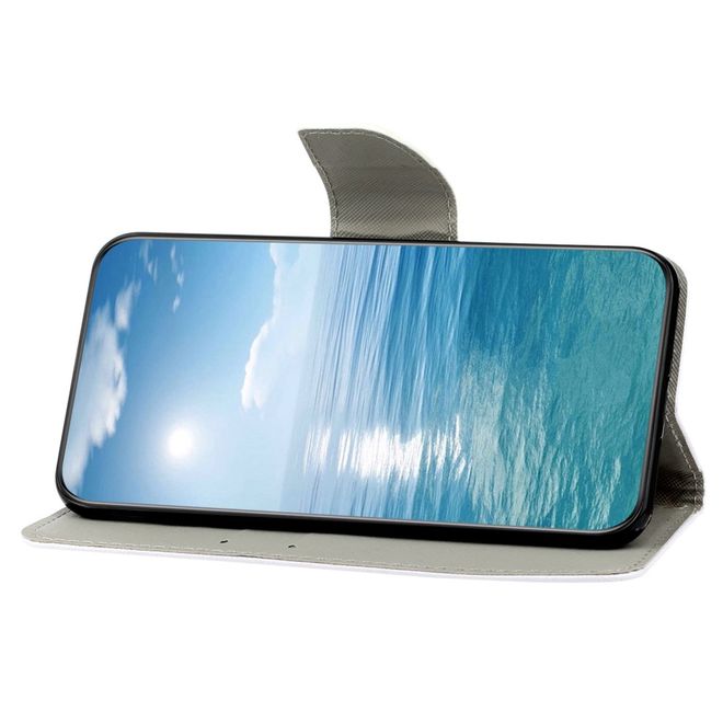 Samsung Galaxy S23+ Handy Hülle - Leder Bookcover Image Series - Gänseblümchen