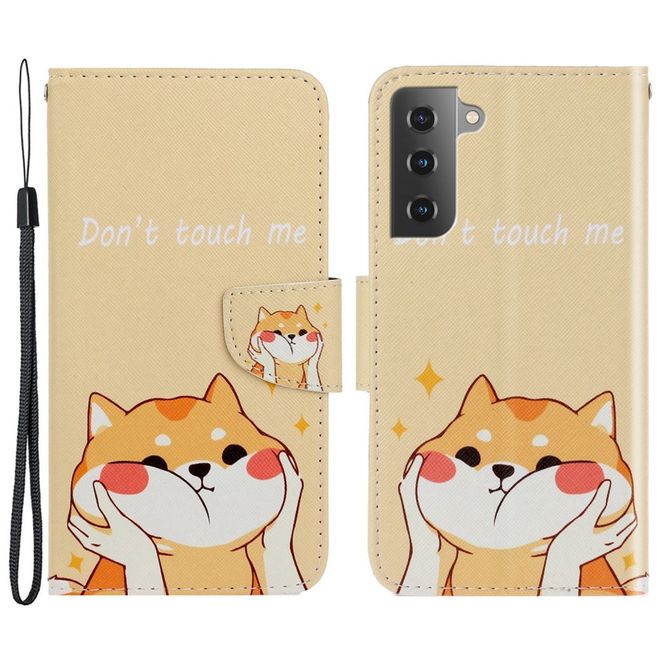 Samsung Galaxy S23+ Handy Hülle - Leder Bookcover Image Series - knuffiges Tier