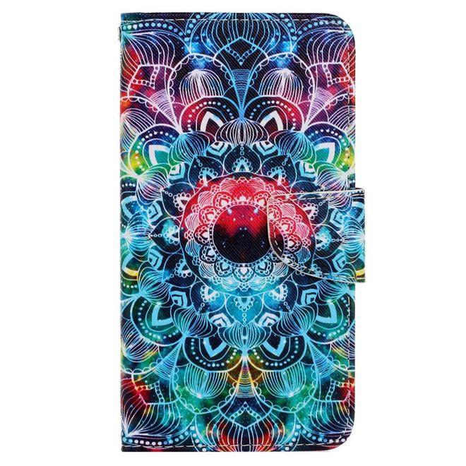 Samsung Galaxy S23 Handy Hülle - Leder Bookcover Image Series - Mandala